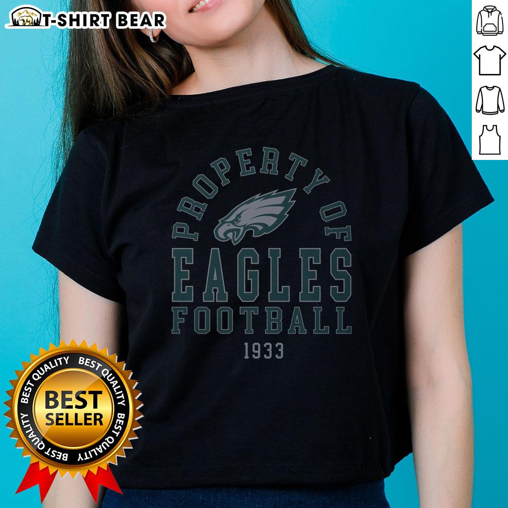 Top Philadelphia Eagles Property 1933 Ladies Tee Top Philadelphia Eagles Property 1933 Ladies Tee showcasing team colors and logo for passionate fans.
