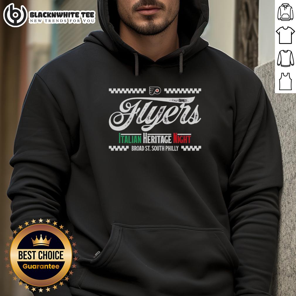 Top Philadelphia Flyers Italian Heritage Night Hoodie