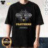 Top Pitt Panthers God First Family Second Then Panthers Football T-Shirt design featuring team colors and logo.