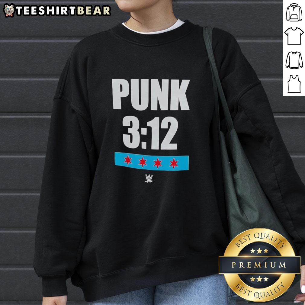 top-punk-312-wwe-sweatshirt Top Punk 312 WWE sweatshirt featuring bold graphics and a comfortable fit, perfect for wrestling fans and casual wear.