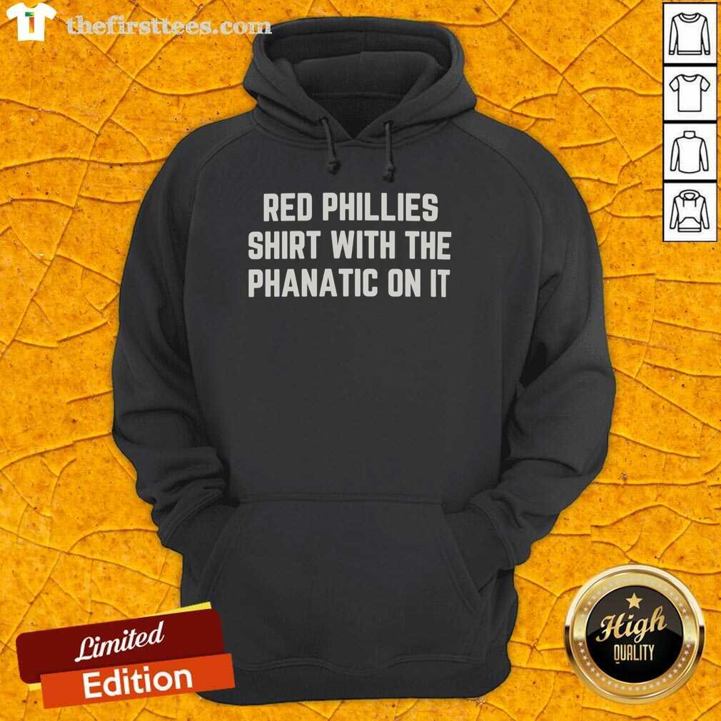 top-red-phillies-shirt-with-the-phanatic-on-it-hoodie Alt Text: Top Red Phillies Shirt with The Phanatic design on a cozy hoodie, perfect for Philadelphia baseball fans.