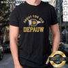 Alt Text: Vintage Depauw T-Shirt featuring a bold Top Shout graphic, perfect for old school fashion enthusiasts.