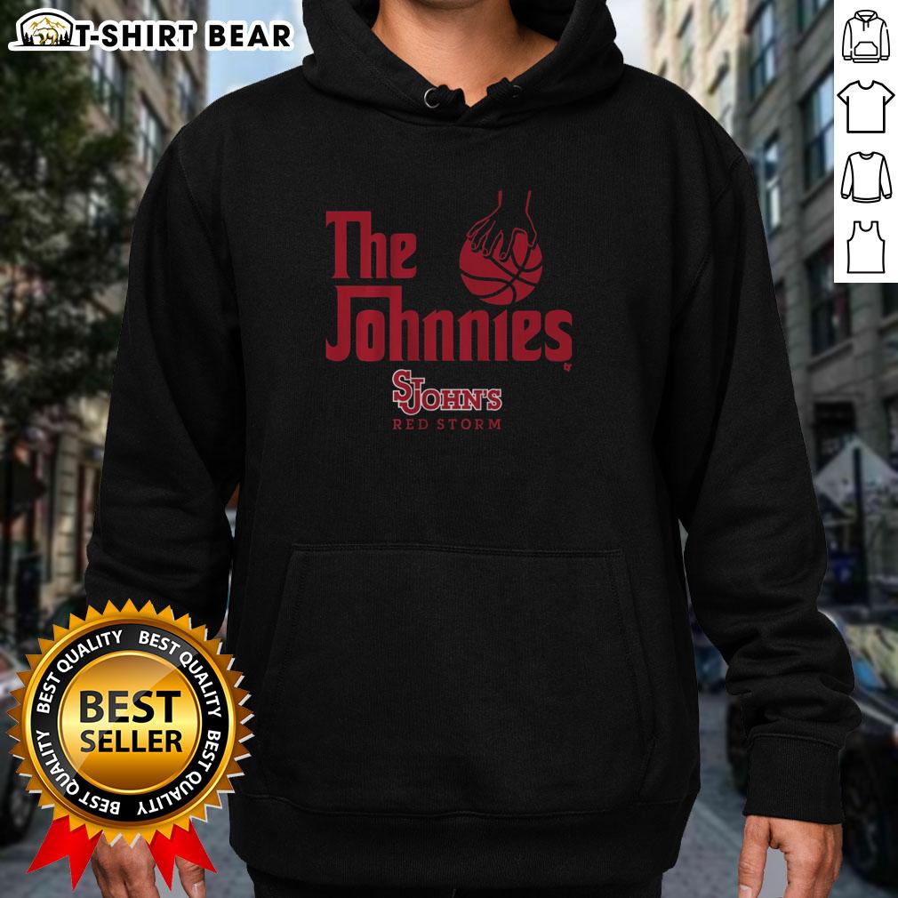 Top St. John'S Basketball The Johnnies Hoodie Stylish Top St. Johns Basketball The Johnnies hoodie in red, perfect for fans supporting their team.