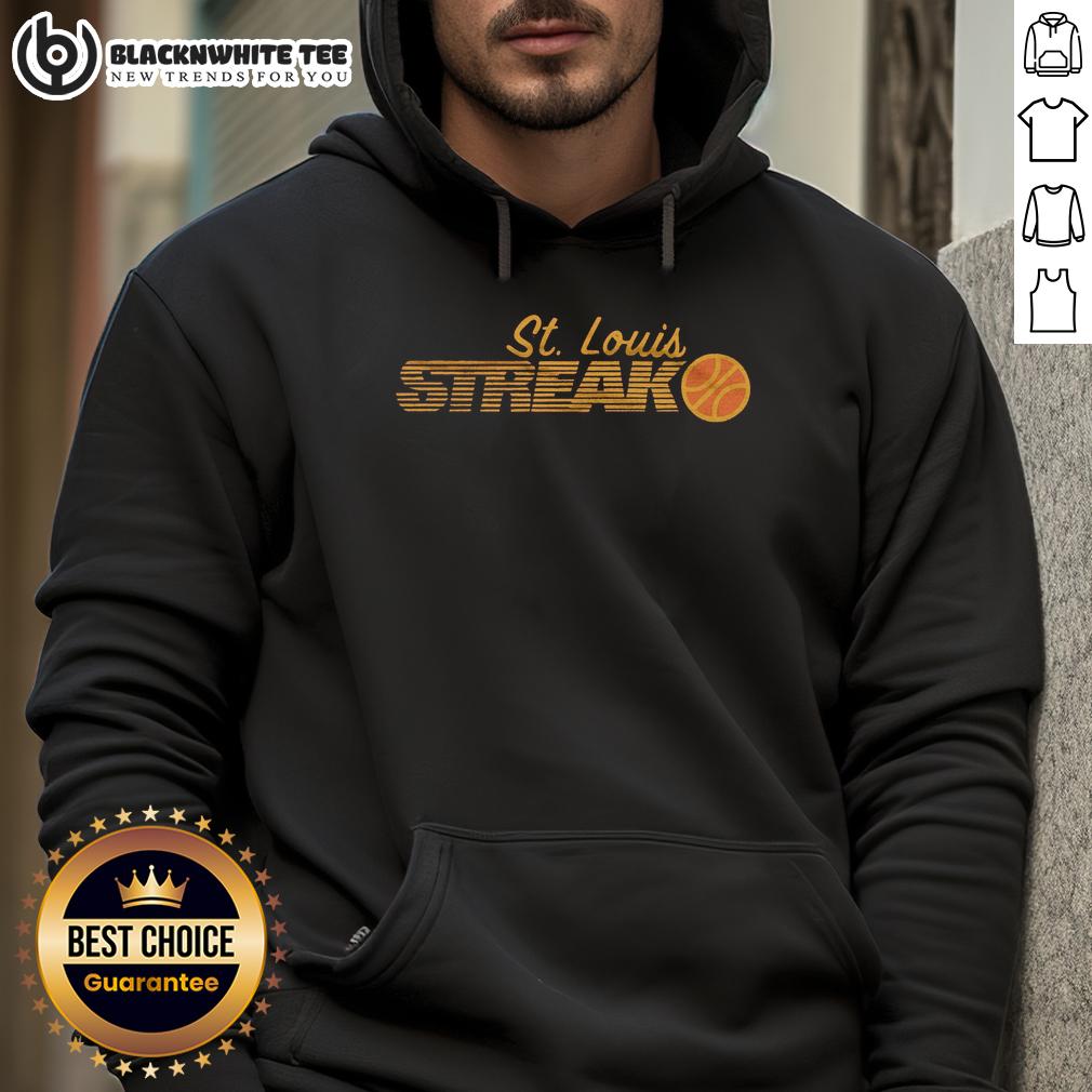 Top St. Louis Streak Hoodie Stylish Top St. Louis Streak Hoodie in navy, perfect for casual wear and showcasing St. Louis pride.