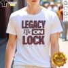 Top Texas A&M Aggies NCAA 2026 Legacy On Lock T-Shirt featuring bold team colors and logo for passionate fans.