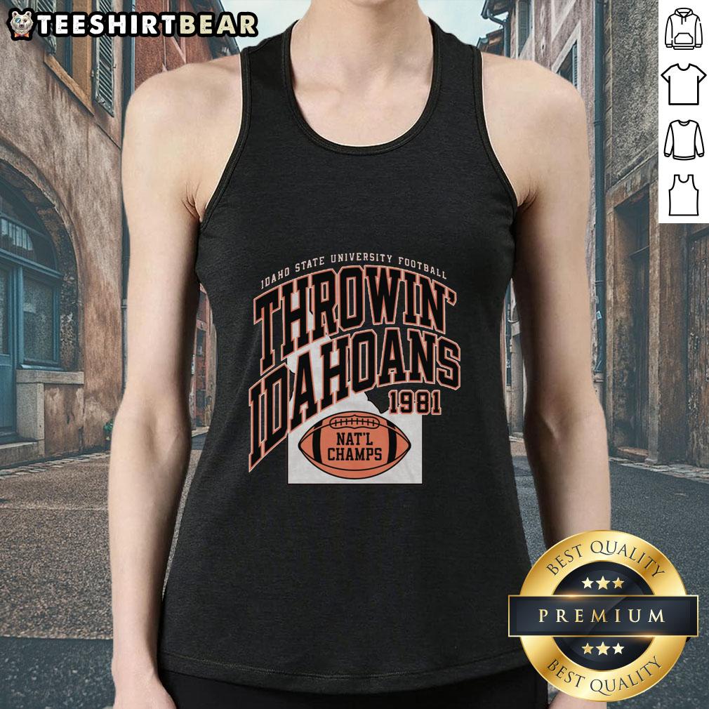 top-throwin-idahoans-bengals-1981-football-vintage-tank-top Vintage 1981 Idahoans Bengals tank top featuring a classic football design, perfect for fans and collectors.