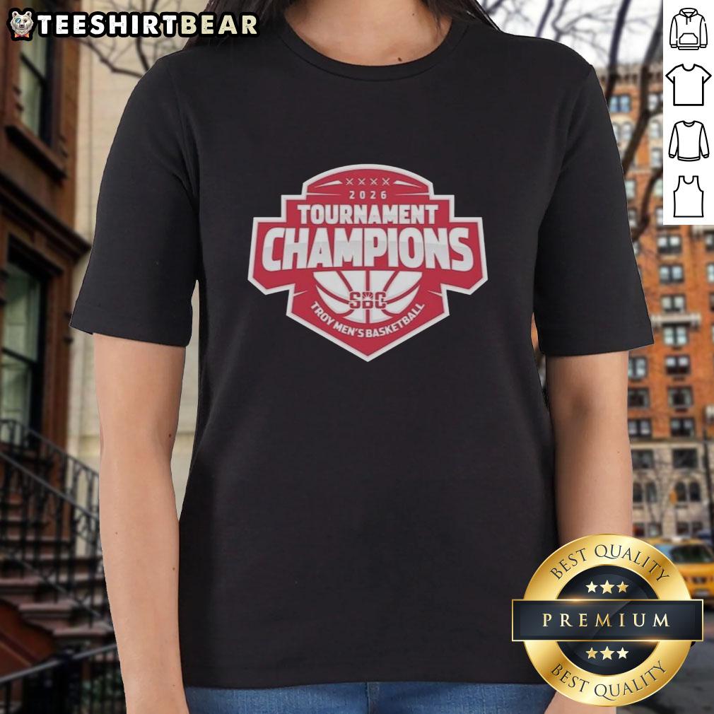 top-troy-mens-basketball-2026-tournament-champions-sbc-ladies-tee Top Troy Men's Basketball 2026 Tournament Champions SBC T-Shirt - Image 3