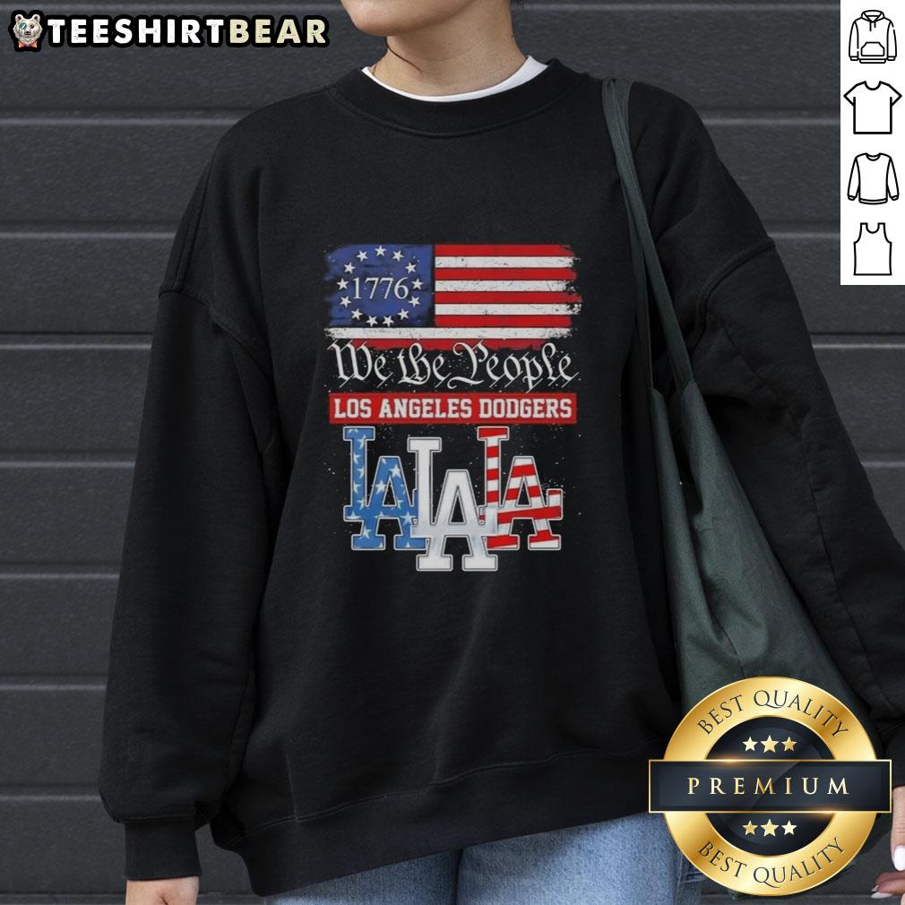 top-we-the-people-los-angeles-dodgers-american-since-1776-sweatshirt Top We The People Los Angeles Dodgers American Since 1776 sweatshirt featuring patriotic design and team logo.