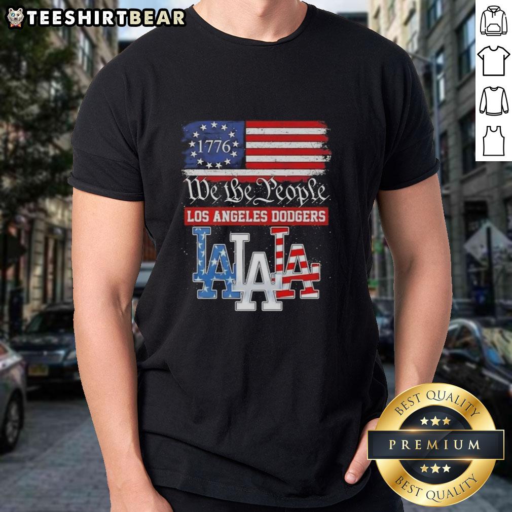 top-we-the-people-los-angeles-dodgers-american-since-1776-t-shirt-1 Alt Text: Top We The People Los Angeles Dodgers T-Shirt, American Since 1776, featuring patriotic design and team logo.