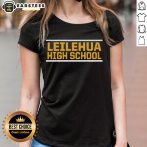 Awesome Leilehua High School Ladies Tee featuring a stylish design for school spirit and comfort.