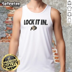 Hot Colorado Buffaloes 2026 Lock It In tank top featuring vibrant team colors and bold logo, perfect for game day.