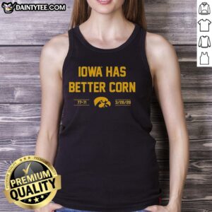 Awesome Iowa basketball 2026 tank top featuring 'Better Corn' design, perfect for fans and summer sports events.