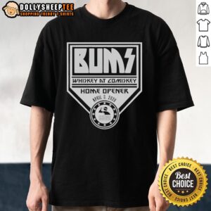 Official Whiskey At Comiskey Tailgate Bums 2026 T-Shirt featuring a stylish design for tailgate enthusiasts.