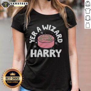 Awesome Yer A Wizard Harry Ladies Tee featuring a fun graphic design for Harry Potter fans, perfect for casual wear.