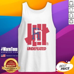 Alt Text: Hot Dominican Republic Baseball Undefeated Tank Top featuring vibrant colors and a stylish design for fans.