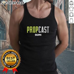 Alt Text: Nice Propcast color logo tank top featuring a vibrant design, perfect for casual summer wear.
