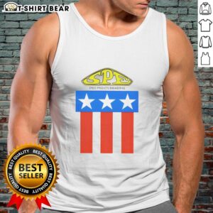 Alt Text: Premium Speed Products Engineering logo on a stylish tank top, showcasing quality and innovation in apparel.