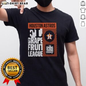 Top Houston Astros Grapefruit League Spring Training 2026 T-Shirt featuring team logo and vibrant colors for fans.