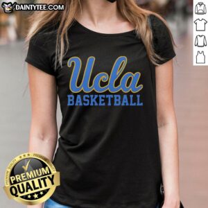 Awesome UCLA Basketball Ladies Tee featuring vibrant graphics and a comfortable fit, perfect for fans and casual wear.
