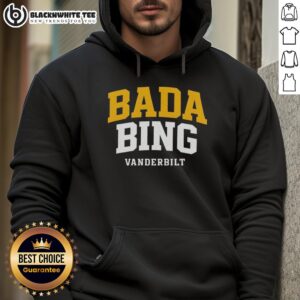 Good Chandler Bing Vanderbilt Bada Bing hoodie featuring iconic quotes and vibrant design, perfect for Friends fans.