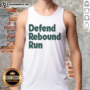Original Defend Rebound Run Tank Top in athletic style, perfect for workouts and casual wear, showcasing a vibrant design.