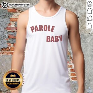 Original Parole Baby Tank Top in soft cotton, perfect for summer outfits, featuring a cute and playful design.