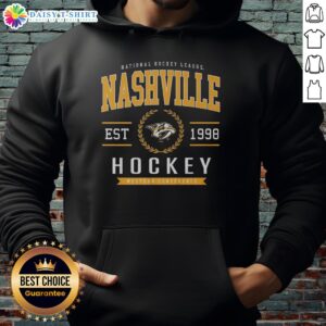 Original Nashville Predators Hockey Legacy Crest Hoodie featuring team logo and stylish design in vibrant colors.