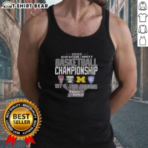 Official NCAA Division I Women's Basketball Championship 2026 tank top featuring March Madness logo and vibrant design.
