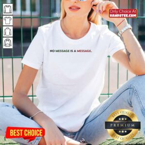 Good No Messenger Is A Messenger Iran Ladies Tee - Stylish women's t-shirt featuring a bold message design.