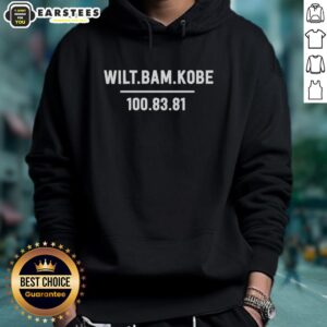 Awesome Wilt Bam Kobe hoodie featuring the 100, 83, and 81 points - celebrating NBA history's top scoring games.
