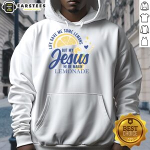 Good Life Gave Me Lemons But My Jesus Makes Lemonade Hoodie in vibrant colors, perfect for casual wear and inspiration.