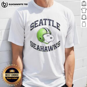 Good Seattle Seahawks Snoopy Freedom 2026 logo t-shirt featuring a playful Snoopy design in team colors.