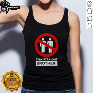 Good Stay Straight Brother Tank Top featuring a trendy design and comfortable fit, perfect for casual summer outfits.