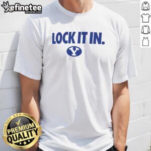 Hot BYU Cougars 2026 Lock It In T-Shirt featuring bold team graphics for fans and supporters of BYU sports.