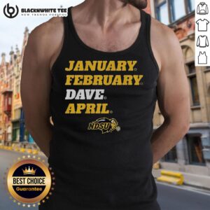Nice North Dakota State Bison tank top by Dave April, perfect for showing team spirit in January and February.