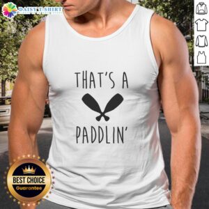 Awesome That's A Paddlin Tank Top featuring a vibrant design, perfect for summer adventures and casual outings.