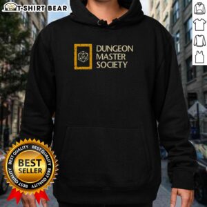 Cozy Top Dungeon Master Society hoodie featuring a stylish design, perfect for tabletop gaming enthusiasts.