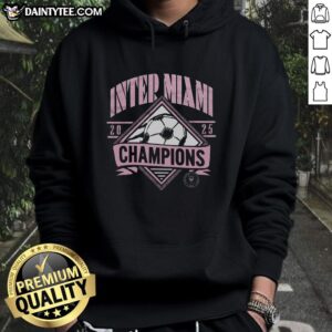 Nice Inter Miami CF MLS Cup Champions 2025 T-Shirt - Image 2