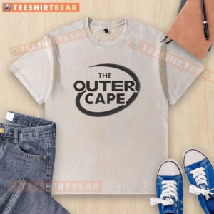 Pretty The Outer Cape washed t-shirt in soft cotton, featuring a relaxed fit and coastal-inspired design, perfect for summer.