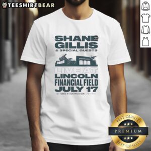 Nice Shane Gillis and Special Guests Live At Lincoln Financial Field July 17 T-Shirt featuring event logo and vibrant design.