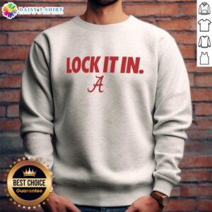 Hot Alabama Crimson Tide 2026 Lock It In Sweatshirt featuring bold team colors and logo, perfect for fans and casual wear.