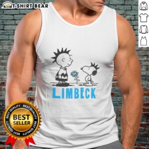 Pretty Peanuts Snoopy Punx Limpeck Tank Top featuring a vibrant Snoopy design and playful colors for summer style.