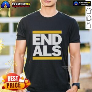 Top Athletics End Als 2026 T-Shirt featuring a bold design for athletes supporting ALS awareness and research.