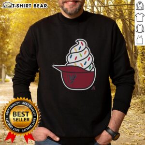 Alt Text: Cozy Top Arizona Diamondbacks ice cream sweatshirt featuring team colors and logo, perfect for fans and chilly days.