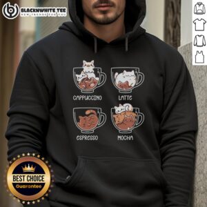 Cozy hoodie featuring a cute cat design, perfect for coffee lovers and fans of the Nice Cat Coffee Guide.