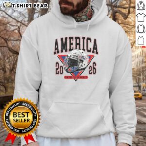 2026 USA Hoodie celebrating Original America United States Hockey Champions with vibrant graphics and team colors.