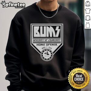 Original Whiskey at Comiskey Tailgate Bums 2026 Sweatshirt featuring a stylish design perfect for game day.