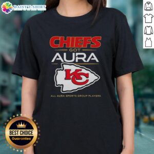 Top Kansas City Chiefs Got Aura All Aura Sports Group Players Ladies Tee showcasing team spirit and style.