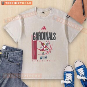 Good Louisville Cardinals March Madness washed t-shirt showcasing team spirit and style for fans.