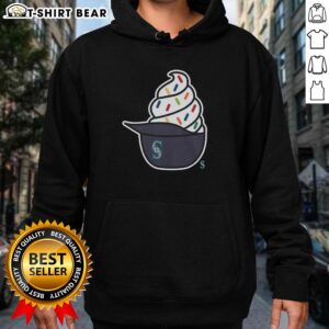 Original Seattle Mariners ice cream hoodie featuring vibrant team colors and logo, perfect for baseball fans and cozy wear.